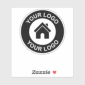 Aangepaste zakelijke Logo veelzijdige contour Sticker (Vel)