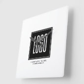 Aangepaste zakelijke Logo Vierkante Klok (Hoek)