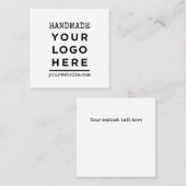 Aangepaste zakelijke Logo Vierkante Visitekaartje (Voorkant / Achterkant)