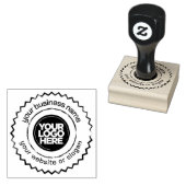 Aangepaste zakelijke Logo-Vintage Rubberstempel (Gestempeld)