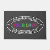 Aangepaste zakelijke Logo voor bedrijfsdeuren Deurmat (Voorkant)