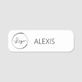 Aangepaste zakelijke Logo voor bedrijven Naamplaatje (Voorkant)