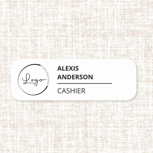 Aangepaste zakelijke Logo voor bedrijven Naamplaatje