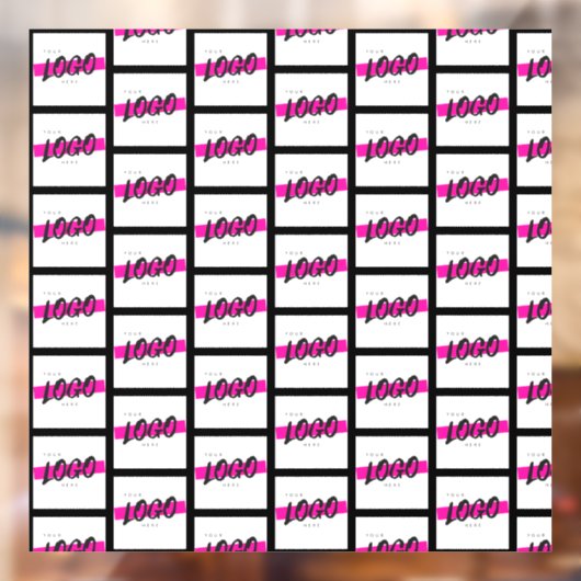 Aangepaste zakelijke Logo voor bedrijven Raamsticker (Vel 2)