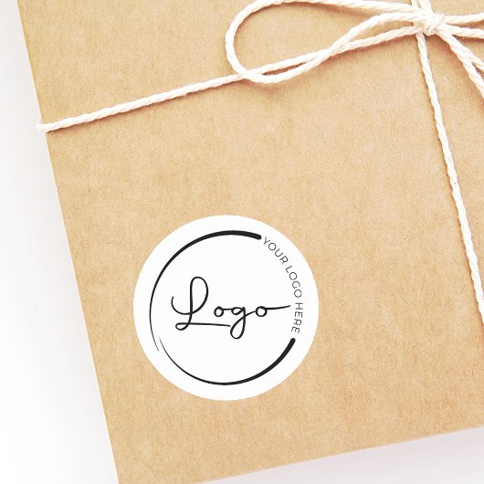 Aangepaste zakelijke Logo voor bedrijven Ronde Sticker