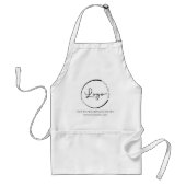 Aangepaste zakelijke Logo voor bedrijven Standaard Schort (Voorkant)