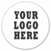 Aangepaste zakelijke Logo voor bedrijven Sticker (Voorkant)