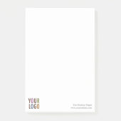 Aangepaste zakelijke Logo voor grote Post-it® note (Voorkant)