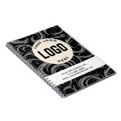 Aangepaste zakelijke Logo voor kleine Notitieboeke Notitieboek (Rechterzijde)