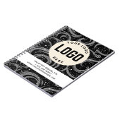 Aangepaste zakelijke Logo voor kleine Notitieboeke Notitieboek (Linkerzijde)