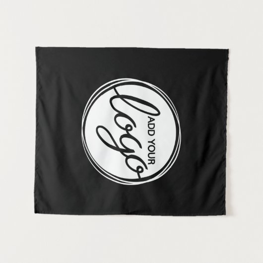 Aangepaste zakelijke Logo Wandkleed (Voorkant (horizontaal))