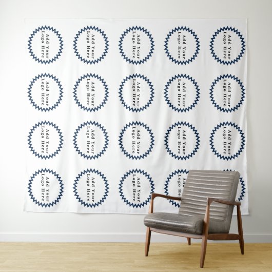 Aangepaste zakelijke Logo Wandkleed (In Situ (horizontaal))