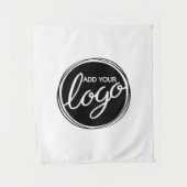 Aangepaste zakelijke Logo Wandkleed (Voorkant)