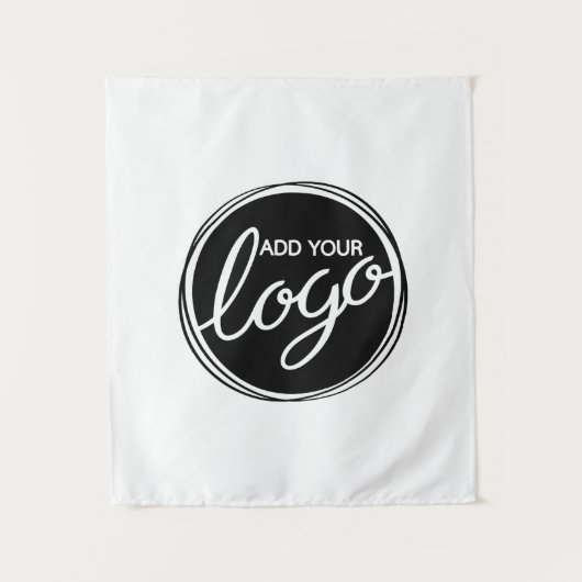 Aangepaste zakelijke Logo Wandkleed (Voorkant)