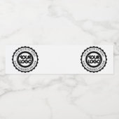 Aangepaste zakelijke Logo Waterfles Etiket (Enkel label)