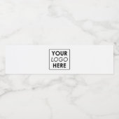 Aangepaste zakelijke Logo Waterfles Etiket (Enkel label)