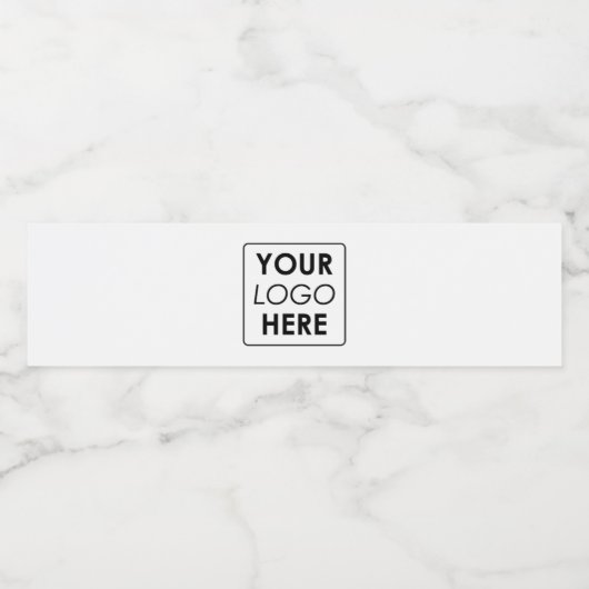 Aangepaste zakelijke Logo Waterfles Etiket (Enkel label)