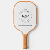 Aangepaste zakelijke logo WEBSITE Eenvoudige promo Pickleball Paddle (Voorkant)