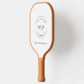 Aangepaste zakelijke logo WEBSITE Eenvoudige promo Pickleball Paddle (Links)