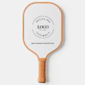 Aangepaste zakelijke logo WEBSITE Eenvoudige promo Pickleball Paddle (Achterkant)