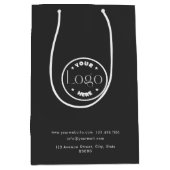 Aangepaste zakelijke Logo | Website Professional Medium Cadeauzakje (Voorkant)
