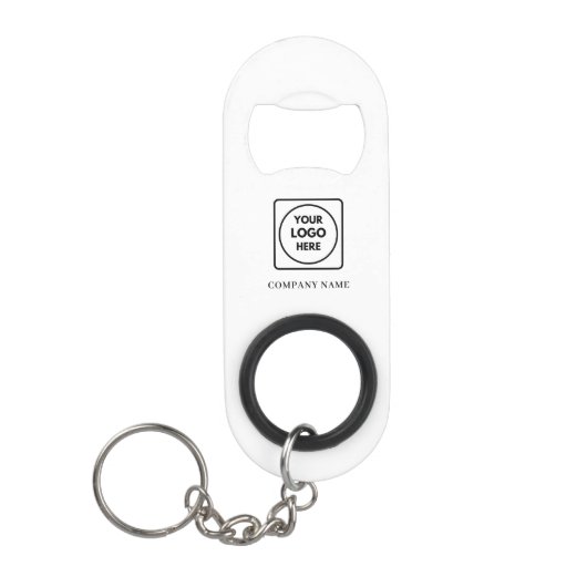 Aangepaste zakelijke logo website QR-code branding Mini Flessenopener (Voorkant)
