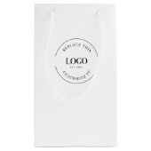 Aangepaste zakelijke LOGO-website-sjabloon Klein Cadeauzakje (Achterkant)