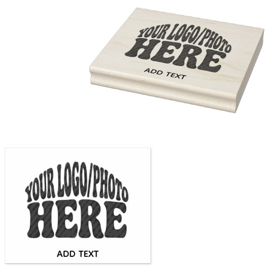 Aangepaste Zakelijke Logo Zakelijke Sjabloon Rubberstempel (Gestempeld)