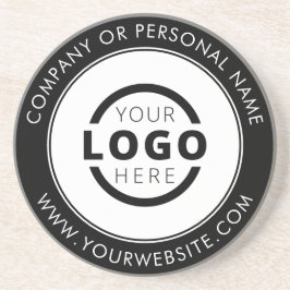 Aangepaste zakelijke Logo Zandsteen Onderzetter