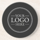 Aangepaste zakelijke Logo Zandsteen Onderzetter (Voorkant)