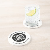 Aangepaste zakelijke Logo Zandsteen Onderzetter (Zijkant)