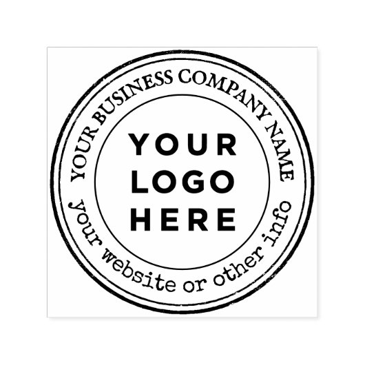 Aangepaste zakelijke Logo Zelfinktende Stempel (Design)