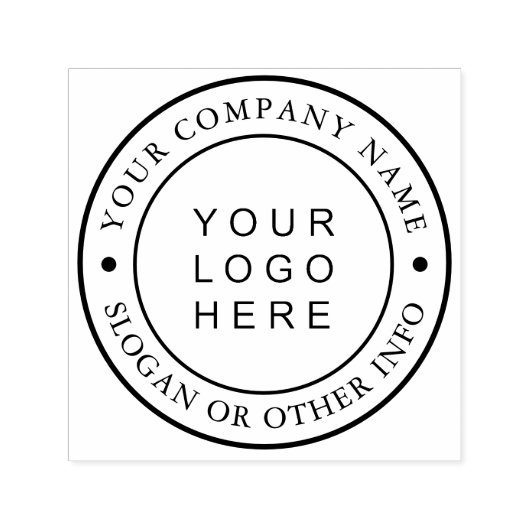 Aangepaste zakelijke Logo Zelfinktende Stempel (Design)
