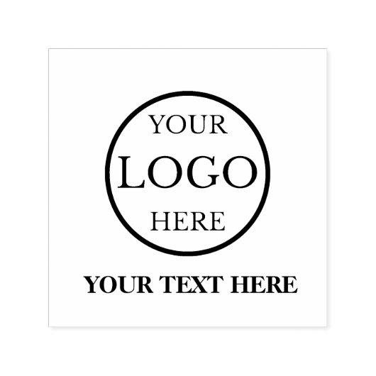 Aangepaste zakelijke Logo Zelfinktende Stempel (Design)