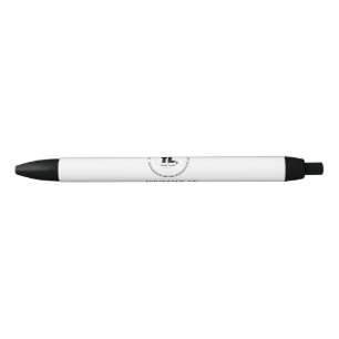 Aangepaste zakelijke Logo Zwarte Inkt Pen