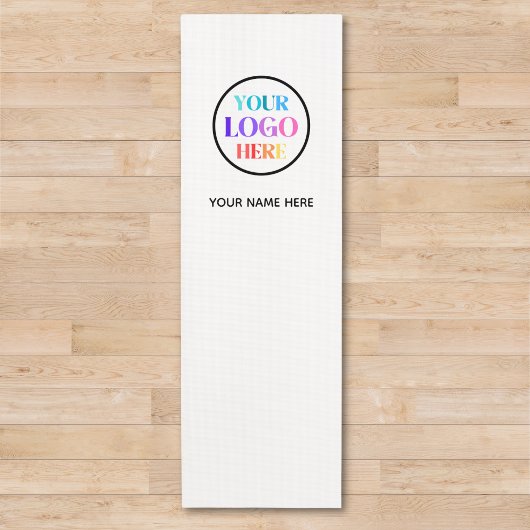 Aangepaste zakelijke logonaam yogamat