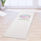 Aangepaste zakelijke logonaam yogamat