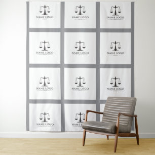 Aangepaste zakelijke logotapijt – Professioneel Wandkleed