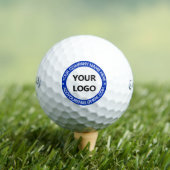 Aangepaste zakelijke logotekst golfballen uw kleur (Insitu Shirt)