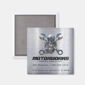 Aangepaste zakelijke magneten (schedel en moersleu (Voorkant / Achterkant)