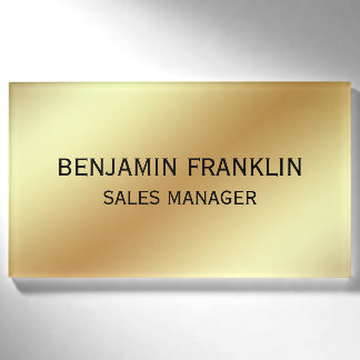 Aangepaste zakelijke medewerker professionele naam naambadge