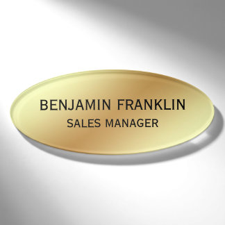 Aangepaste zakelijke medewerker professionele naam naambadge