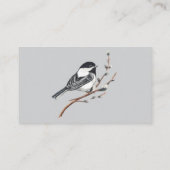 Aangepaste Zakelijke Mees Vogel Zakelijk Visitekaartje (Achterkant)