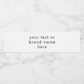 Aangepaste zakelijke merktekst Professionele produ Waterfles Etiket (Enkel label)