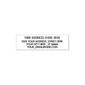 Aangepaste Zakelijke Naam E-mail Adres Stempel Sja (Design)