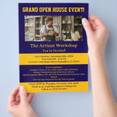 Aangepaste zakelijke open dag flyer (Hand)