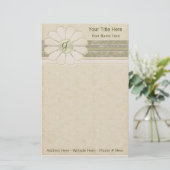 Aangepaste zakelijke / persoonlijke briefpapier (Staand voorkant)