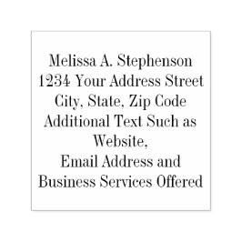 Aangepaste zakelijke persoonlijke stempel 7 regels