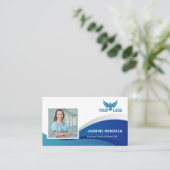 Aangepaste zakelijke promotie  visitekaartje (Staand voorkant)