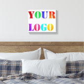 Aangepaste zakelijke promotie voor Logo - Aangepas Canvas Afdruk (Insitu (Slaapkamer))